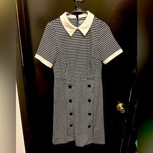 Houndstooth Lucile ball style dress